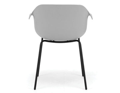 Crane Chair - Black Post - Grey Shell