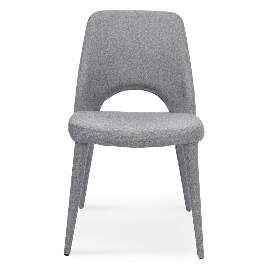 Fabric Dining Chair - Coin Grey