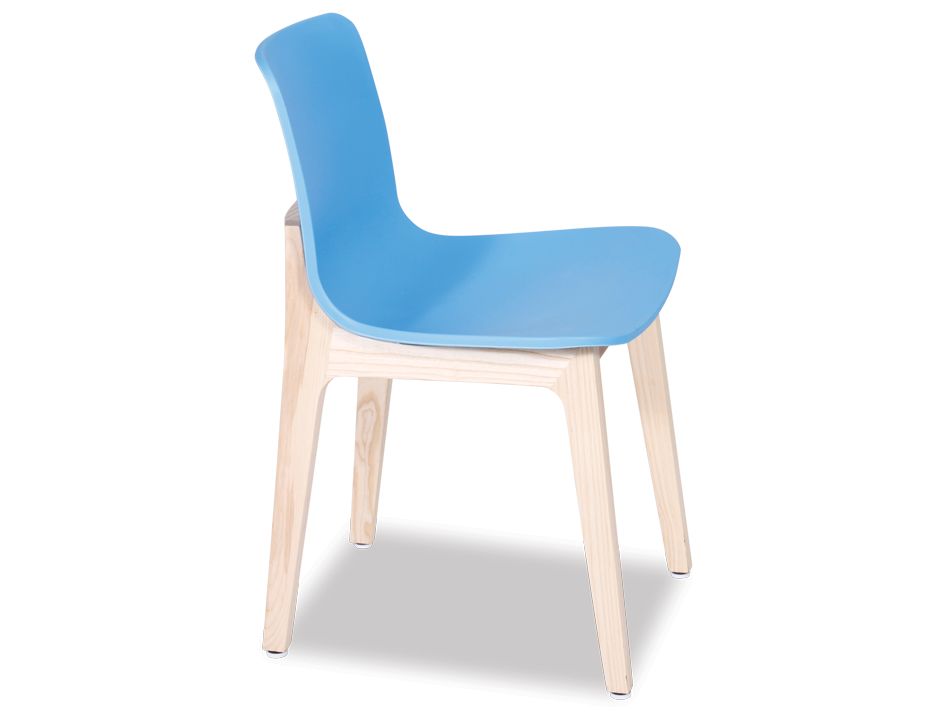 Ara Chair - Natural - Blue Shell