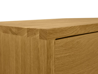 Wooden Bedside Table - Natural Oak