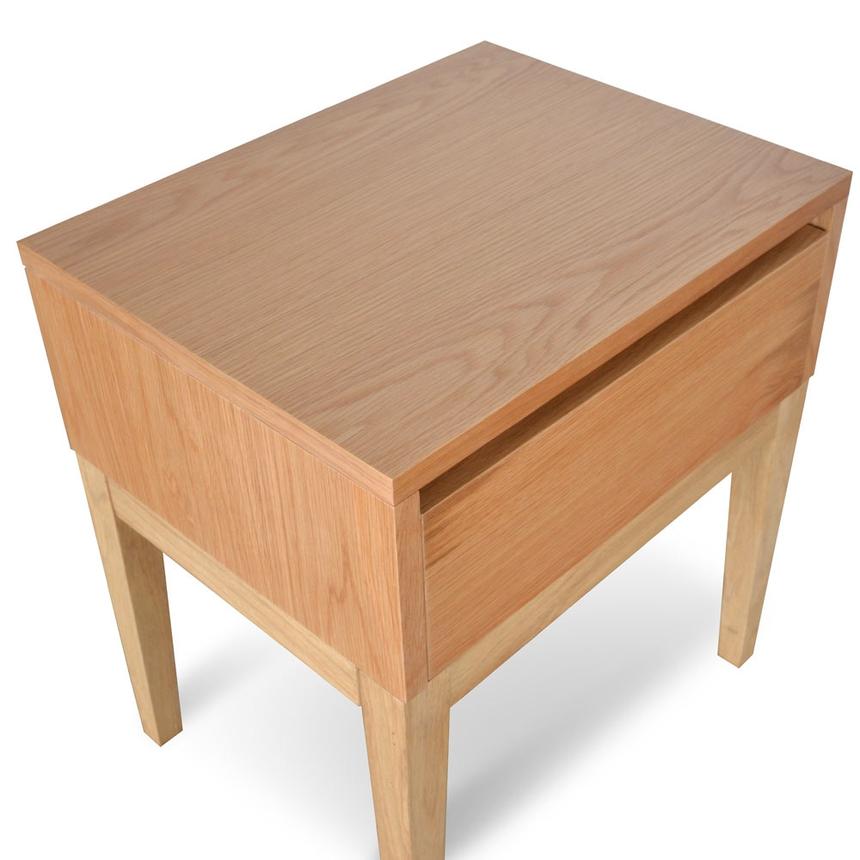 Rustic Natural Oak Bedside Table House of Isabella House of Isabella AU