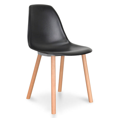 Dining Chair - Black - Natural
