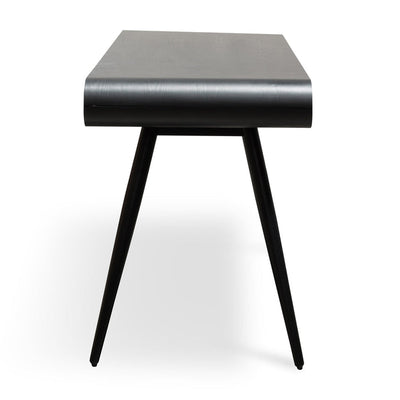 Narrow Wood Console Table - Black 75cm (H)