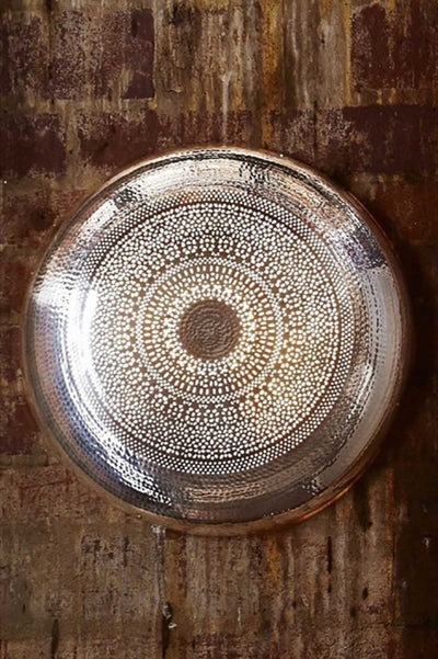 Moroccan Wall Lamp Silver - House of Isabella AU
