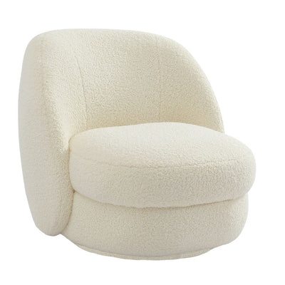 Aurora Swivel Arm Chair - Ivory Cosy Shearling