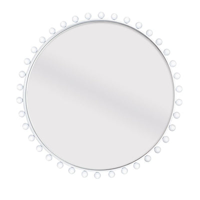 Birchgrove Round Wall Mirror - White