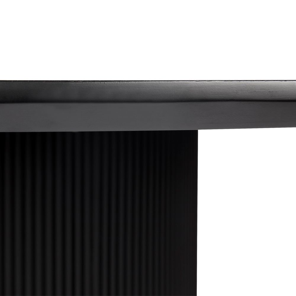 Arlo Oval Dining Table - 2.4m Black