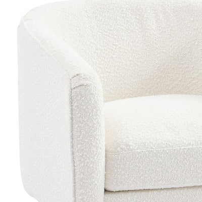 Kylie Arm Chair - White Boucle