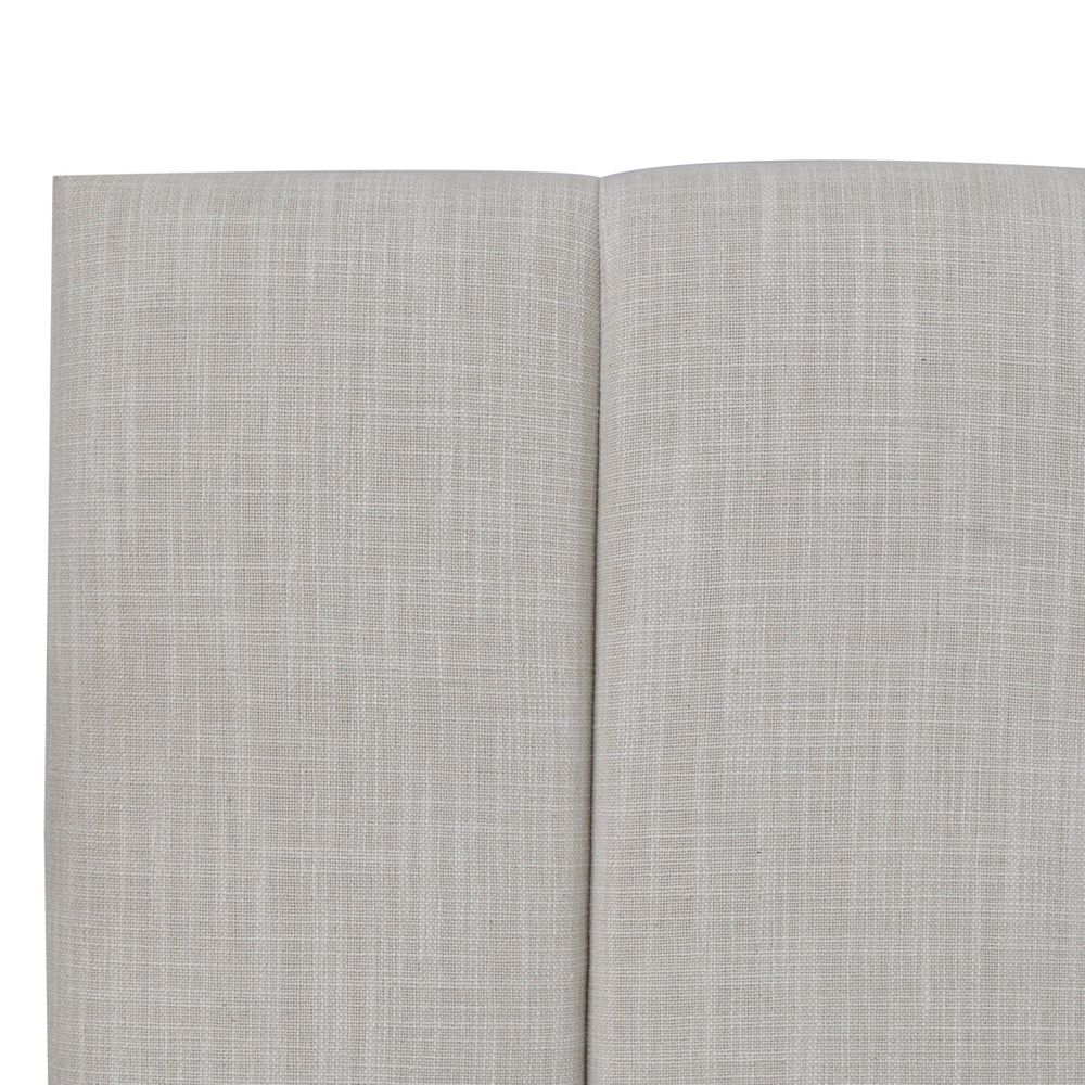 Soho Double Bedhead - Off White Linen