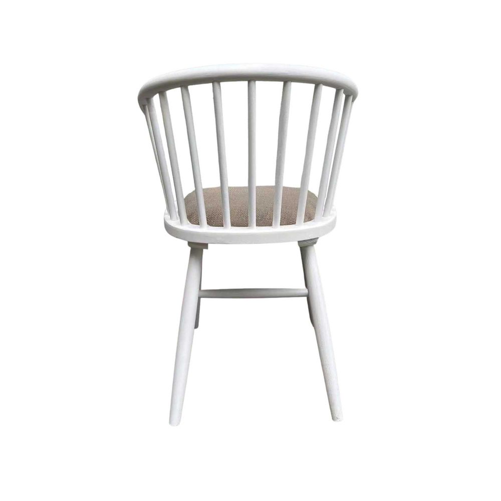 Noah Round Curved Strip Back Dining Chair