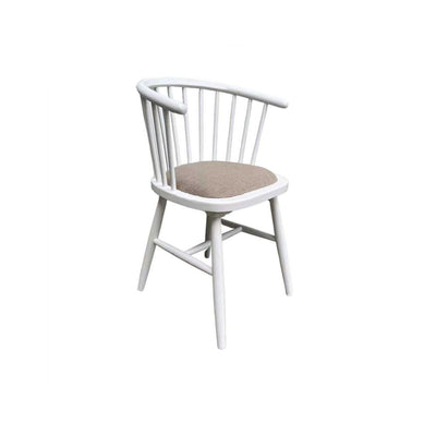 Noah Round Curved Strip Back Dining Chair