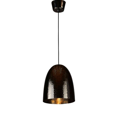 Dolce Beaten Ceiling Pendant Charcoal