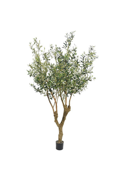 Artificial Olive Tree With 3502 Leaves & 84 Fruits 150cm