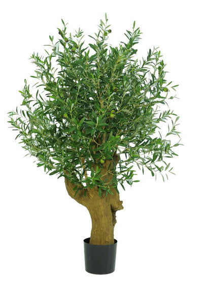 Artificial Giant Olive Tree With 3468 Leaves & 42 Fruits Green 110cm