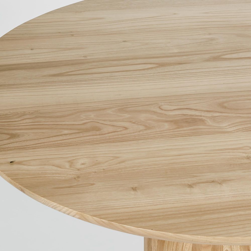 Olive Dining Table Top Round Natural