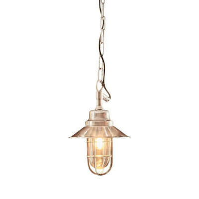 Rutherford Outdoor Ceiling Pendant Silver