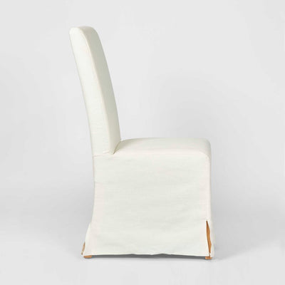 Ville Dining Chair with White Slip Cover