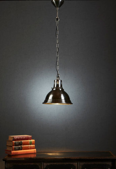 Stoney Brook Hanging Lamp in Silver - House of Isabella AU