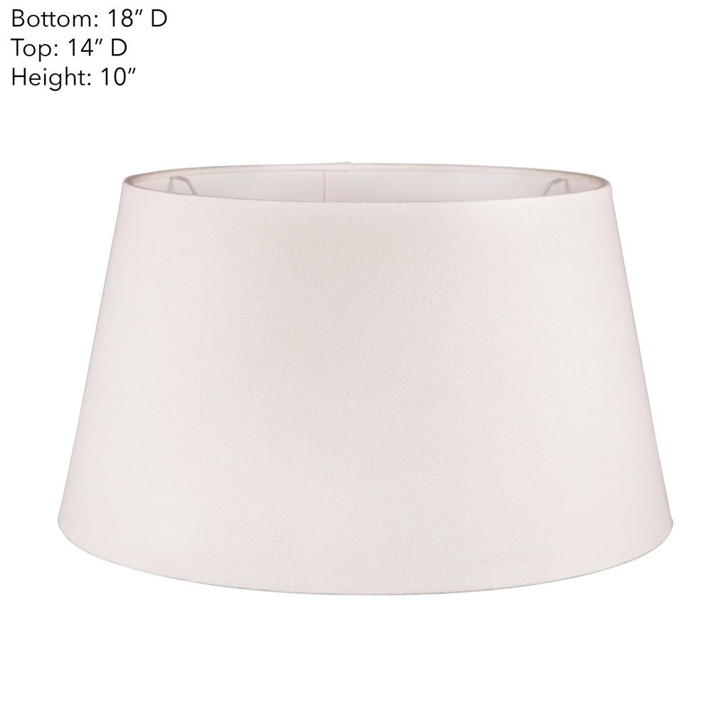 XXL Drum Lamp Shade - Textured Ivory - Linen Lamp Shade with E27 Fixture - House of Isabella AU