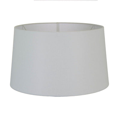 XL Drum Lamp Shade  - Textured Ivory - Linen Lamp Shade with E27 Fixture - House of Isabella AU