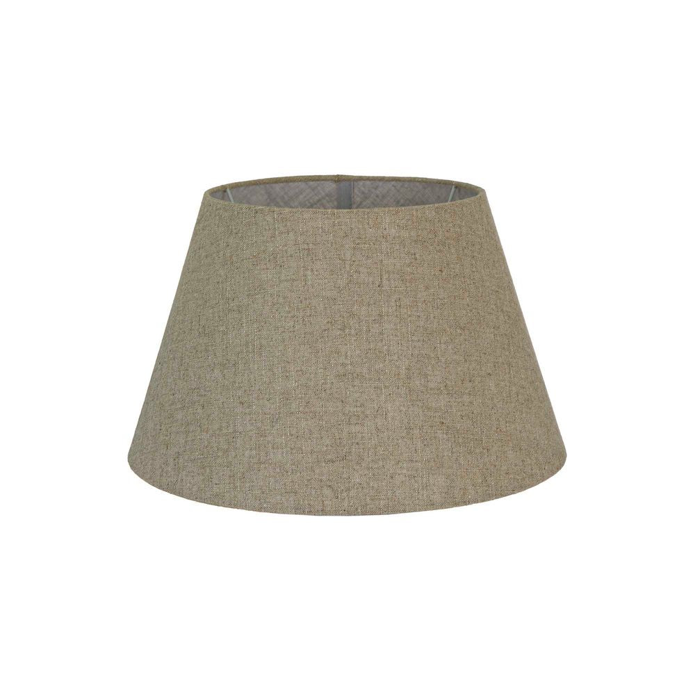 XS Taper Lamp Shade  - Dark Natural Linen - Linen Lamp Shade with E27 Fixture - House of Isabella AU