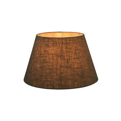 XS Taper Lamp Shade  - Dark Natural Linen - Linen Lamp Shade with E27 Fixture - House of Isabella AU