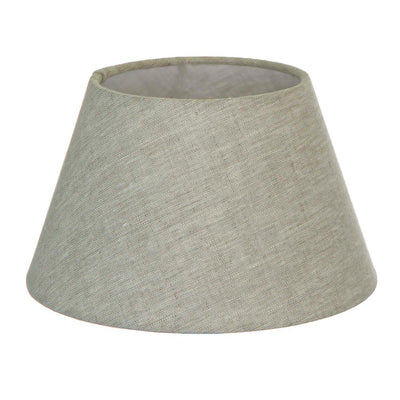 XL Taper Lamp Shade  - Light Natural Linen - Linen Lamp Shade with E27 Fixture - House of Isabella AU