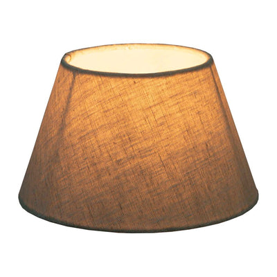 XL Taper Lamp Shade  - Light Natural Linen - Linen Lamp Shade with E27 Fixture - House of Isabella AU