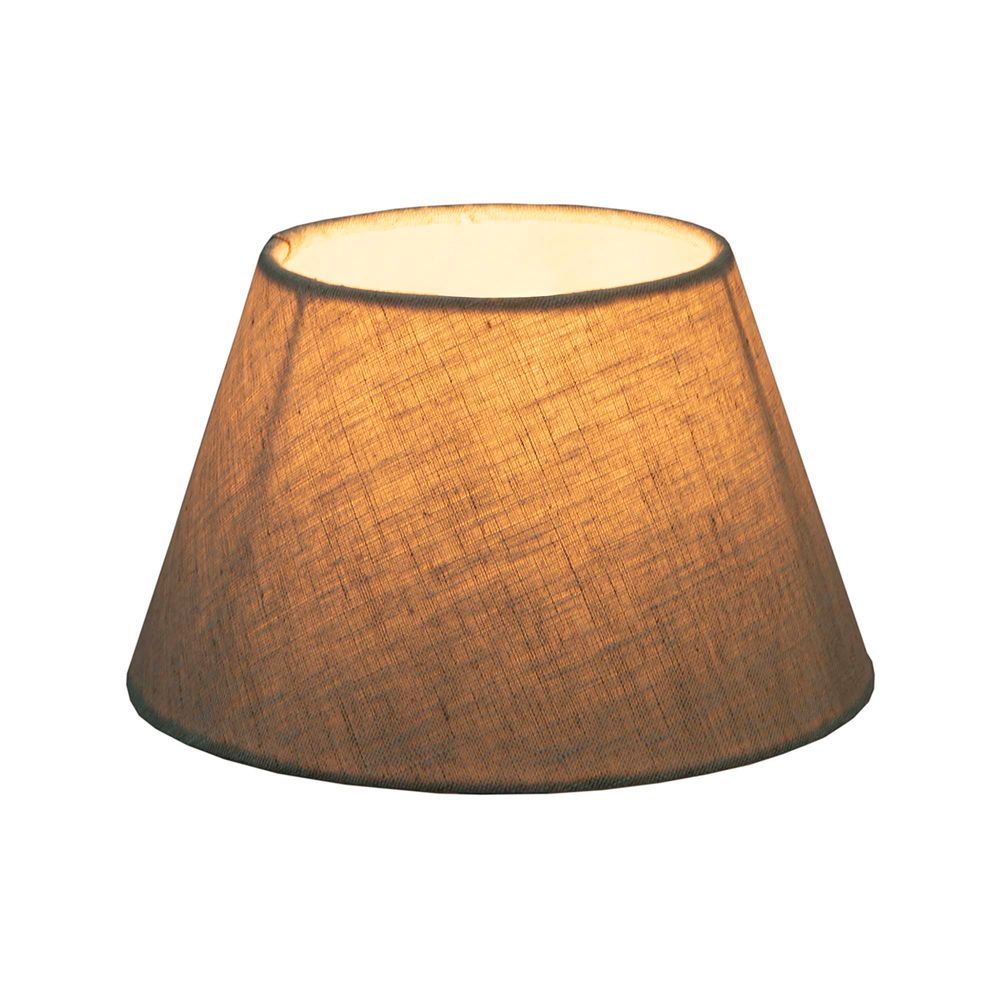 Medium Taper Lamp Shade  - Light Natural Linen - Linen Lamp Shade with E27 Fixture - House of Isabella AU