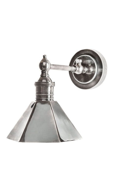Mayfair Sconce W/Shade Antique Silver - House of Isabella AU