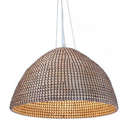 San Marco basket hanging lamp in brown - House of Isabella AU