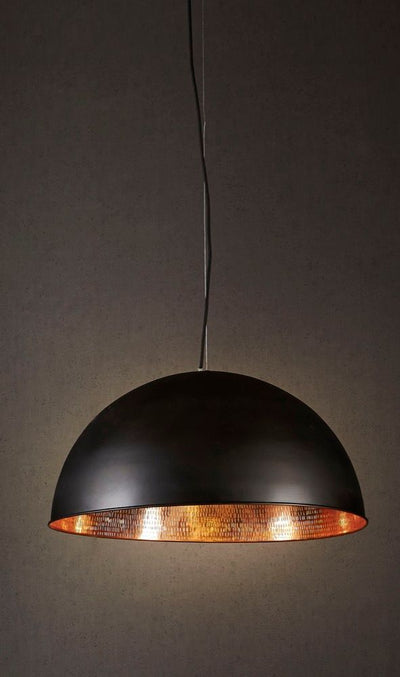 Alfresco Dome Ceiling Lamp Blk Copper