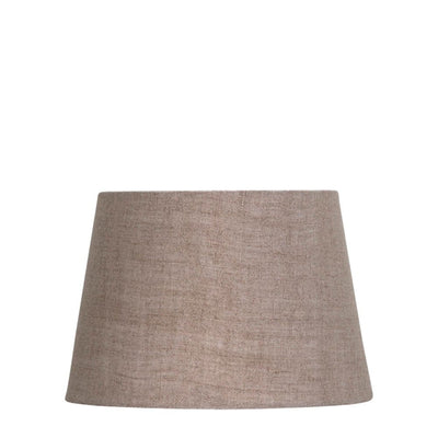 Medium Oval Lamp Shade  - Light Natural Linen - Linen Lamp Shade with E27 Fixture - House of Isabella AU