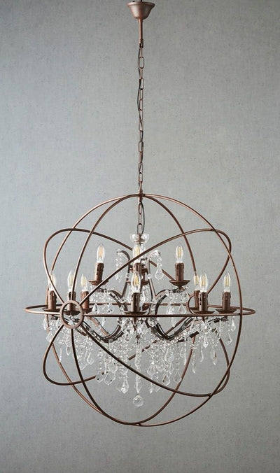 Sundance chandelier large in Rust - House of Isabella AU