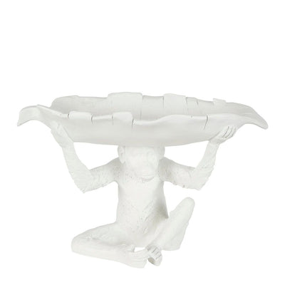 Pack of 2 x Louis The Monkey Bowl White