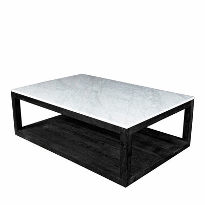Denver Marble Coffee Table Black - House of Isabella AU