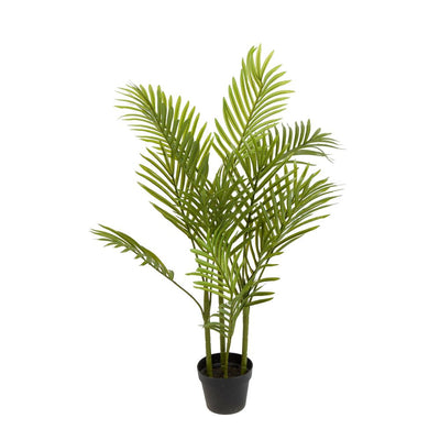 Mini Palm Tree Real Touch 4 Branches 15 Lvs in Pot 1m