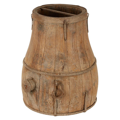 Abbot Antique Wooden Rice Containers