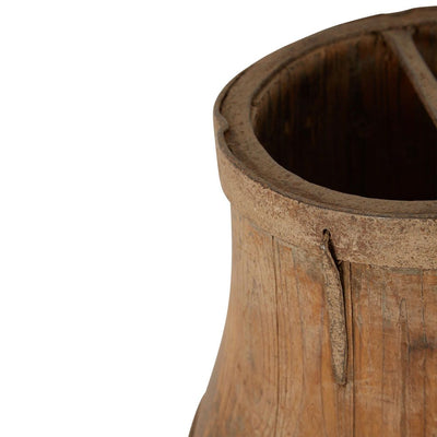 Abbot Antique Wooden Rice Containers