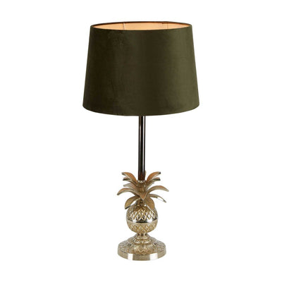 Medium Drum Lamp Shade (14x12x9.5 H) - Sage Green - Velvet Lamp Shade with E27 Fixture