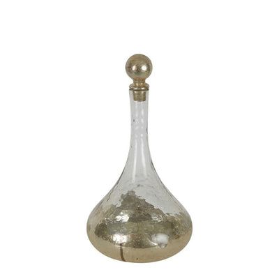 Genie Glass Decanter Gold Large