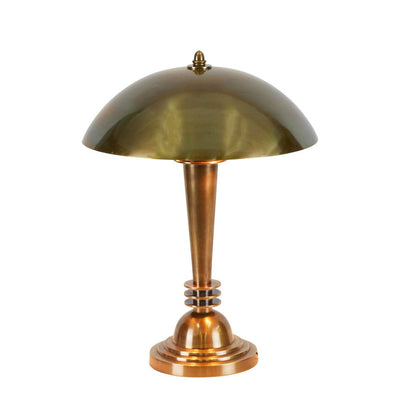 Como Table lamp with Shade Antique Brass