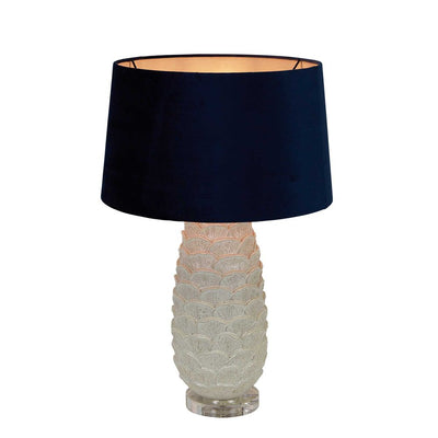 ThurnTree Coral Ceramic Table Lamp Base White