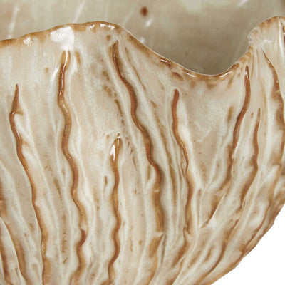 Milky Ceramic Vase Natural