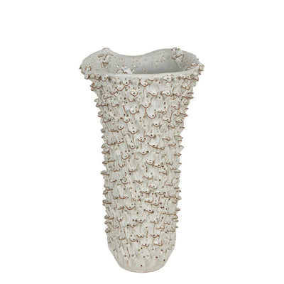 Osprey Coral Ceramic Vase White