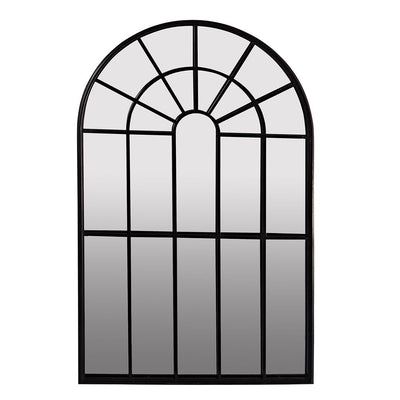 Regency Arched Outdoor Mirror Black