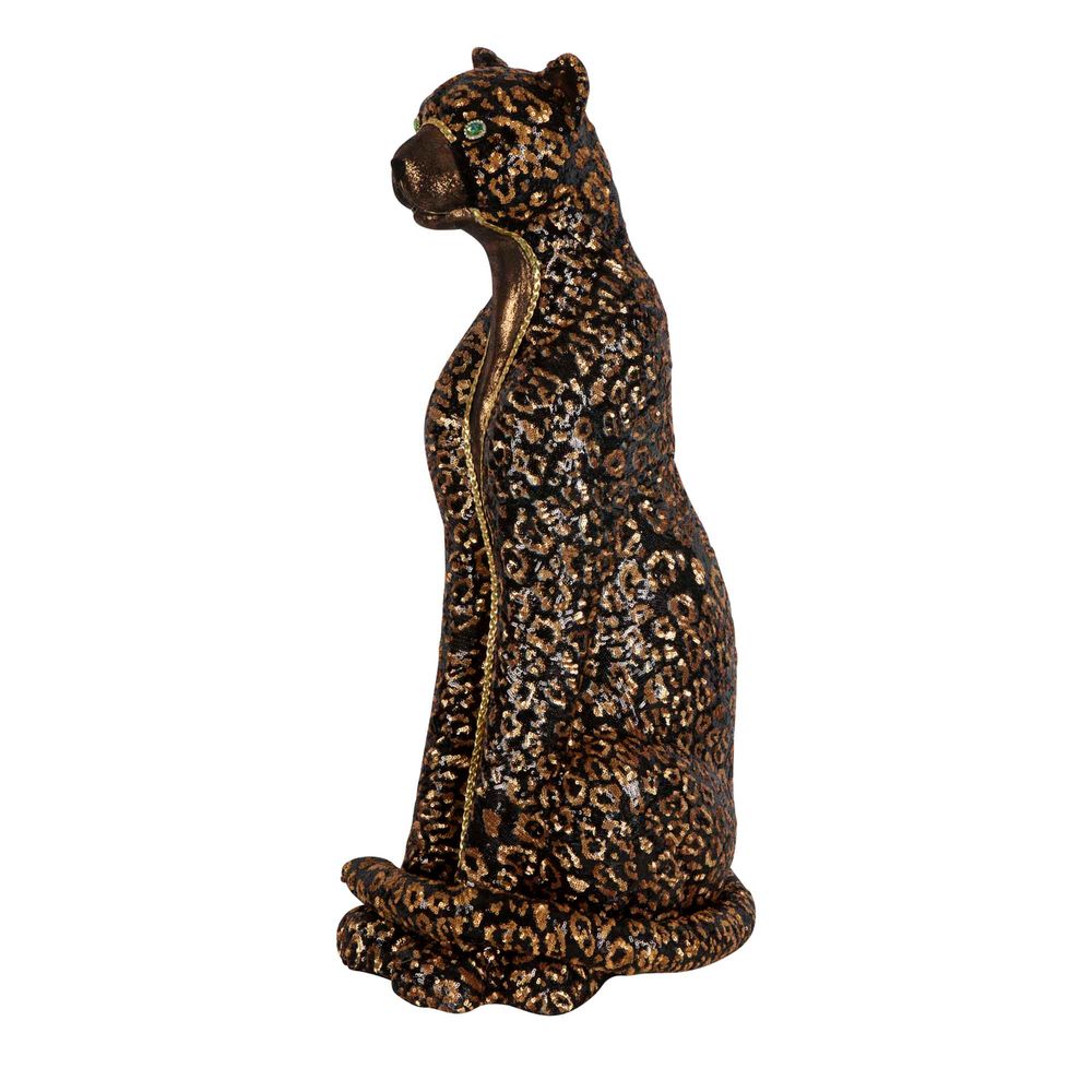 Cartera Seqin Leopard Black & Bronze