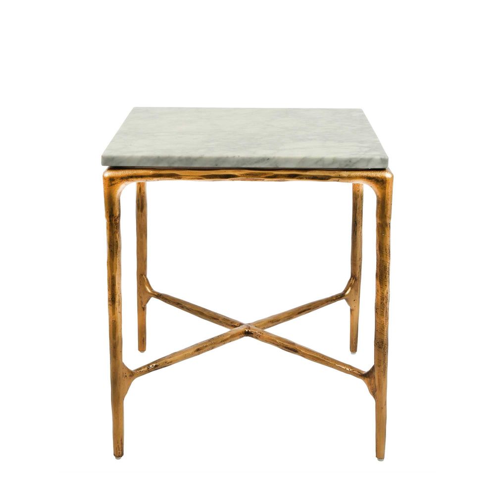 Aries Square Marble Side Table