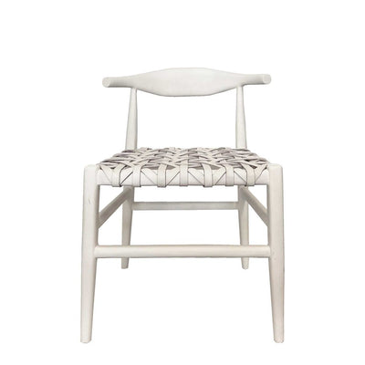 Sorren Chair White Leather