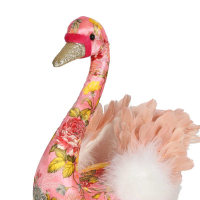 Escee Brocade Swan Pink